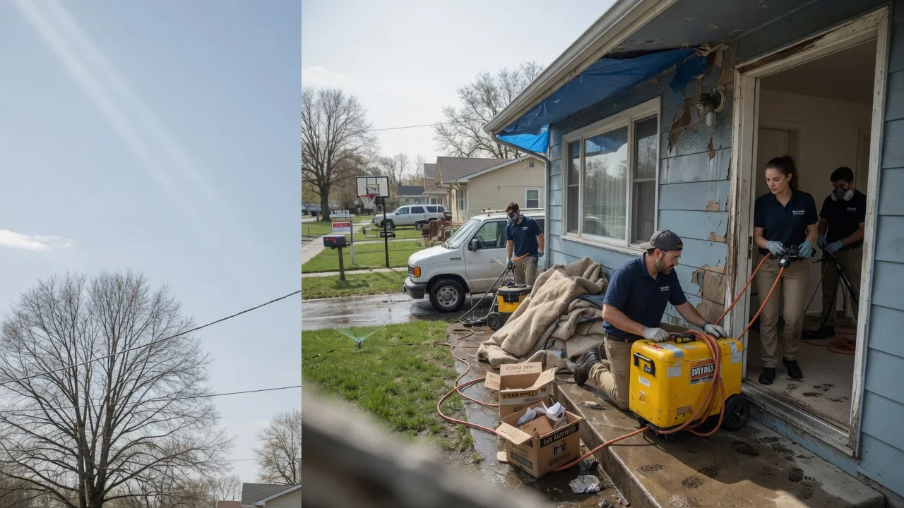 Basement Flood Cleanup in Chesaning, MI near me